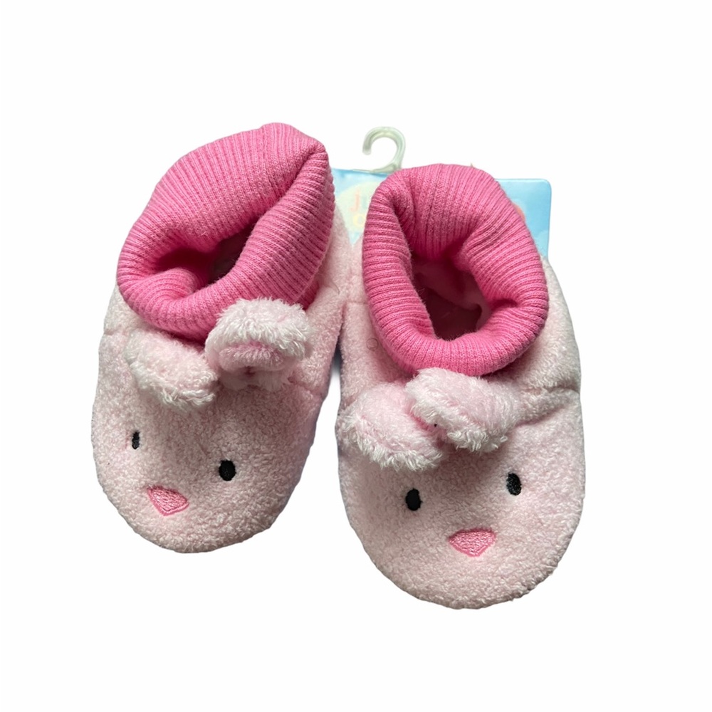 Carter’s Pink Bunny Newborn Booties Size 0-6MO